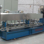 filler masterbatches making machine with triple Screw Plastic Extruder
