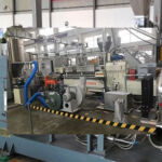 Plastic Two Stage Screw Extruder For soft pvc granulation line (SHJ65-150)