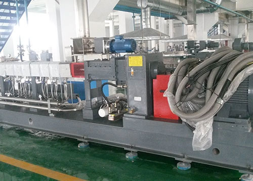 Twin Screw Masterbatch Extruder PE PP Filler Master Batch Machine